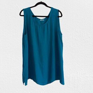 ❌3/$10❌ Russ Berens XL Linen Tank Top